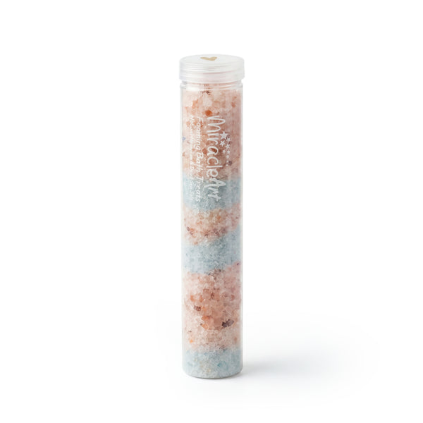 Miracle Art Baby Powder Foaming Bath Salt jar — Natural Dead Sea and Himalayan Salt, handmade in UAE
