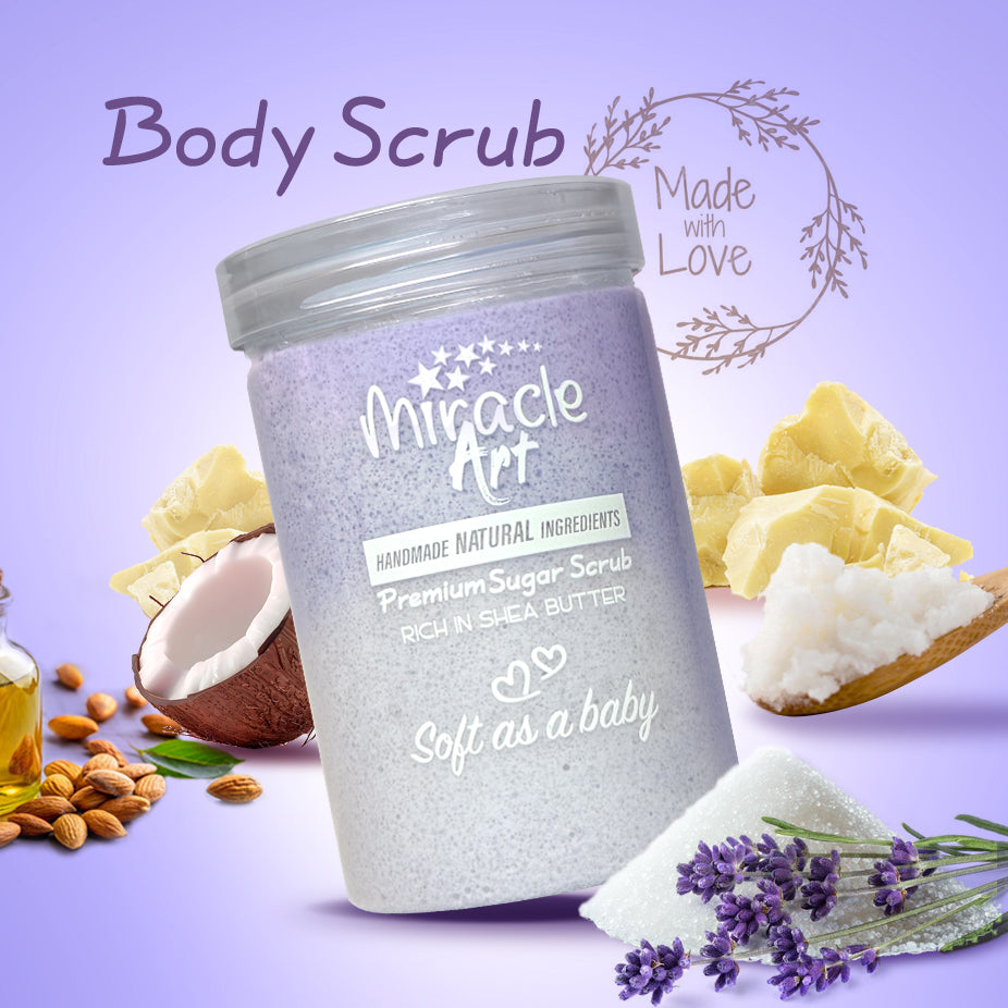 Miracle Art Sugar Scrub - Lavender Lush
