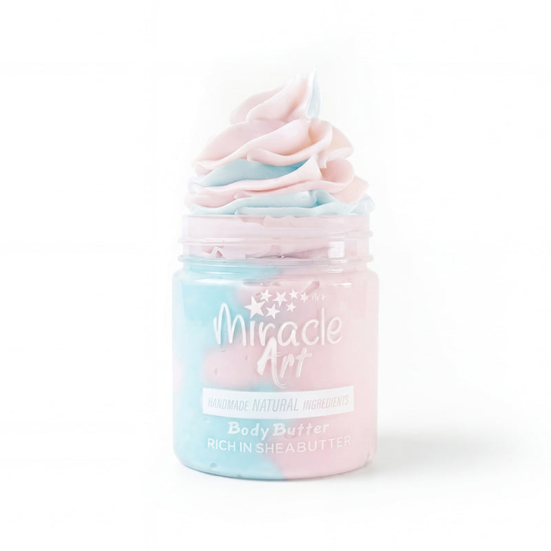 Miracle Art Baby Powder Whipped Body Butter — Best Seller | UAE Certified Natural Moisturizer with Shea Butter & Kokum Butter | Lorenzo Inspired Scent