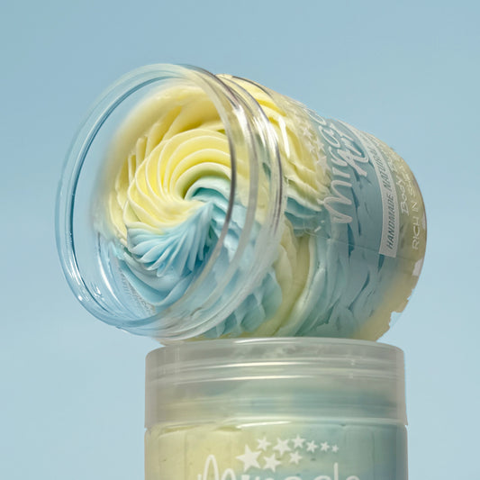 Miracle Art Lily Blossom Whipped Body Butter — UAE Certified 100% Handmade Premium Moisturizer with Shea & Kokum Butter | Pure Lily Flower Scent | Elegant Gift for Her