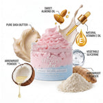 Miracle Art | 3 PCS Bundle | body butter | Sugar scrub | Whipped Soap baby powder Scent - image 3