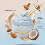 Miracle Art Blue Story Body Yogurt jar, secondary angle showing lightweight whipped texture - image 2