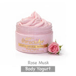Miracle Art Rose Musk Body Yogurt jar — natural lightweight moisturizer with soft rose-musk scent, handmade in UAE - image 1