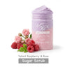 Miracle Art Velvet Raspberry & Rose Sugar Scrub | Natural Body Exfoliator | Handmade UAE