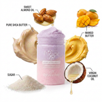 Miracle Art Velvet Raspberry & Rose Sugar Scrub texture — rich shea butter and mango butter natural exfoliator UAE - image 3