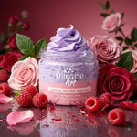 Miracle Art Velvet Raspberry & Rose Whipped Soap — shea butter and natural ingredients, handmade in UAE - image 3