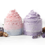 Miracle Art Whipped Soap 2-piece bundle — Lavender Lush and Baby Powder scent, natural handmade body wash UAE - image 1