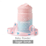 Miracle Art Baby Powder Sugar Scrub — Best Seller | UAE Certified Handmade Natural Exfoliator | Inspired by Lorenzo Teint de Neige | Shea & Mango Butter | Silky Smooth Skin - image 1