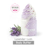 Miracle Art Lavender Lush Body Butter — UAE Certified Natural Relaxing Moisturizer with Shea & Kokum Butter | Calming Lavender Scent | Sleep & Self-Care Gift