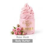 Miracle Art Rose Musk Body Butter — UAE Certified Natural Deep Moisturizer with Shea, Kokum Butter & Vitamin E - image 1